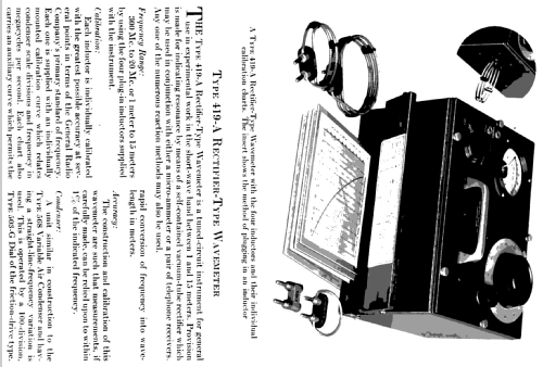 Rectifier - Type Wavemeter 419-A; General Radio (ID = 1876181) Equipment