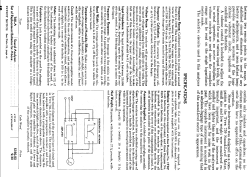 Sound Analyzer 760-A; General Radio (ID = 1330076) Equipment