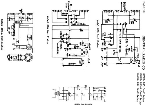 Test Oscillator 360; General Radio (ID = 757631) Equipment