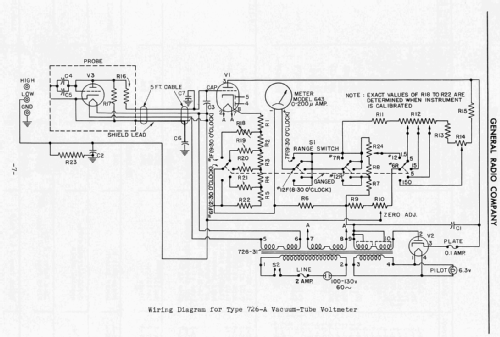 Vacuum-Tube Voltmeter 726-A; General Radio (ID = 2263346) Equipment