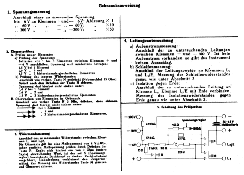 Leitungsprüfgerät ; Gerätewerk Karl-Marx (ID = 1855102) Equipment