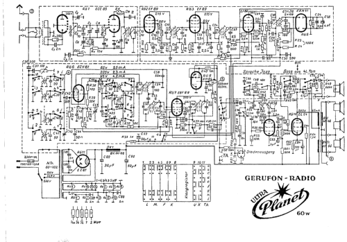 Ultra Planet Stereo 61W; Gerufon-Radio Walter (ID = 1828804) Radio