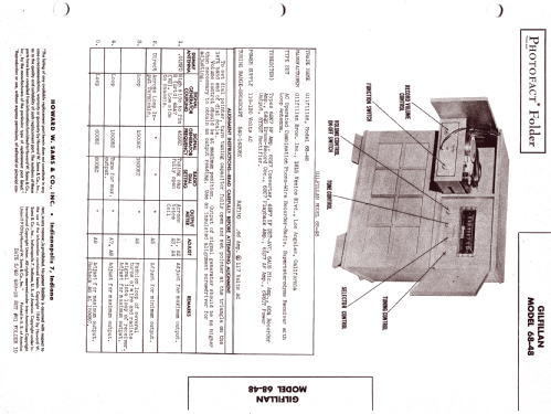 68-48 ; Gilfillan Bros.Inc.; (ID = 1280258) Radio