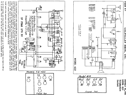 700 ; Gilfillan Bros.Inc.; (ID = 702630) Car Radio