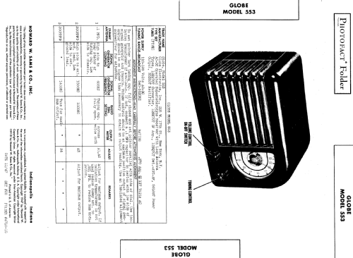 553 ; Globe Electronics, (ID = 496209) Radio