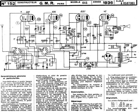 Echo 645; GMR G.M.R., Georg, (ID = 222784) Radio