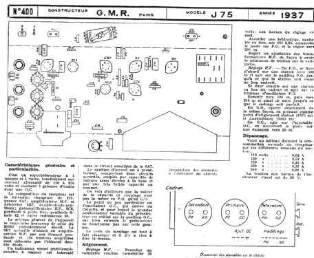 J75; GMR G.M.R., Georg, (ID = 219439) Radio