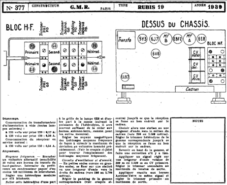 Rubis 19; GMR G.M.R., Georg, (ID = 219408) Radio