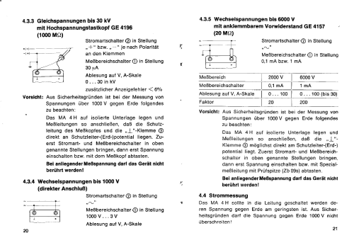 Vielfachmessgerät MA-4H; Metrawatt, BBC Goerz (ID = 1209653) Equipment