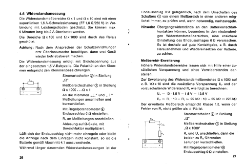 Vielfachmessgerät MA-4H; Metrawatt, BBC Goerz (ID = 1209662) Equipment