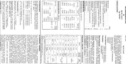Minitest FE5101; Goerz Electro Ges.m. (ID = 134460) Equipment