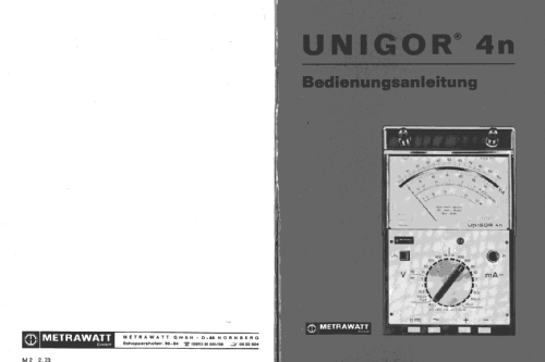 Unigor 4n Type 226234; Goerz Electro Ges.m. (ID = 222999) Equipment