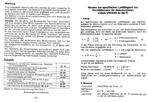 Unigor 6e Type 226236; Goerz Electro Ges.m. (ID = 223245) Ausrüstung