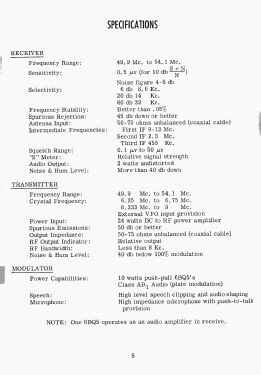 Communicator IV 3342; Gonset Inc., (ID = 2731663) Amat TRX