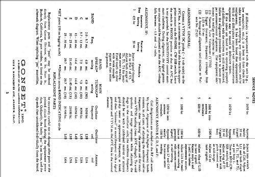 GR-212; Gonset Inc., (ID = 1943974) Amateur-R