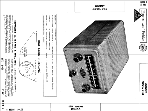 3155 ; Gonset Inc., (ID = 700307) Radio