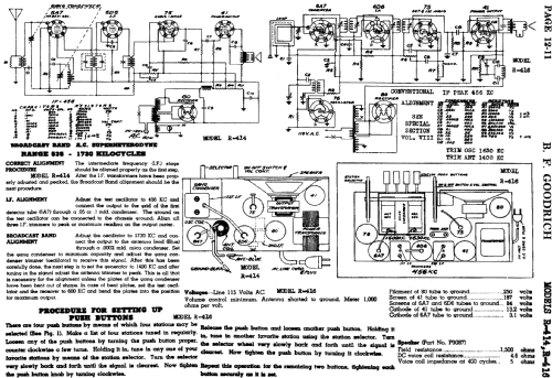 Mantola R-416 ; Goodrich, B.F.; (ID = 704257) Radio