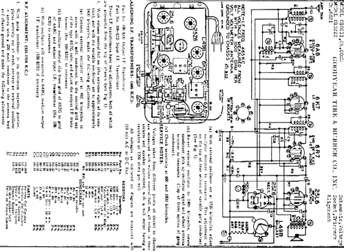 010211 Ch= 602E; Goodyear Tire & (ID = 72165) Radio