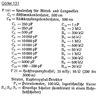 Bauplan 131; Görler, J. K.; (ID = 253210) Kit