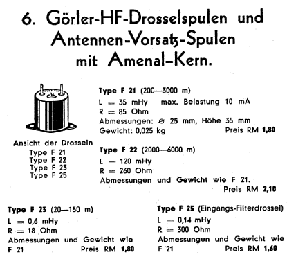 Eingangs-Filterdrossel F25; Görler, J. K.; (ID = 2257023) Radio part