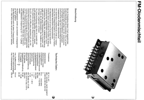 FM-Tuner mit Diodenabstimmung 312-0505; Görler, J. K.; (ID = 1724689) mod-past25