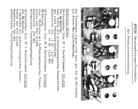 FM-ZF-Verstärker 322-0005; Görler, J. K.; (ID = 1714195) mod-past25