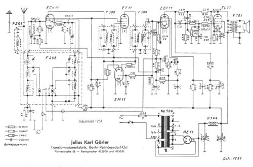 Bauplan 1251; Görler, J. K.; (ID = 1256654) Bausatz