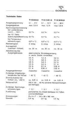Konstanter T1K15B1,5; Gossen, P., & Co. KG (ID = 3037228) Equipment