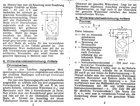 Radio-Universal-Mavometer ; Gossen, P., & Co. KG (ID = 1969598) Equipment