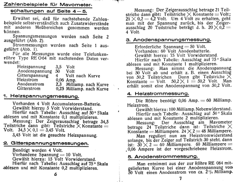 Radio-Universal-Mavometer ; Gossen, P., & Co. KG (ID = 1969601) Equipment