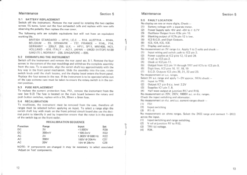 Digital Multimeter Beta; Gould Advance Ltd.; (ID = 1324442) Equipment