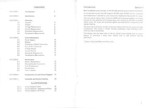 Digital Multimeter Beta; Gould Advance Ltd.; (ID = 1324449) Equipment