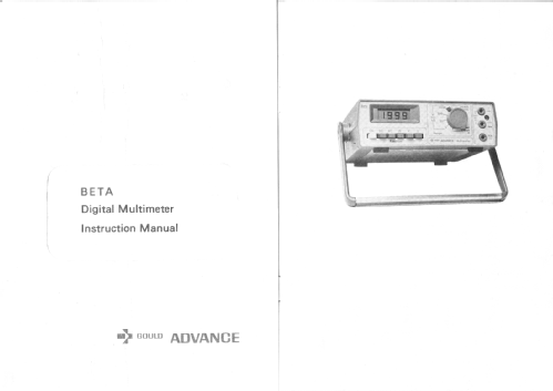 Digital Multimeter Beta; Gould Advance Ltd.; (ID = 1324454) Equipment