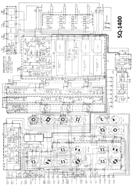 Quadrasonic Integrated Amplifier SQ-1400; Gradiente Eletrônica (ID = 2414980) Ampl/Mixer