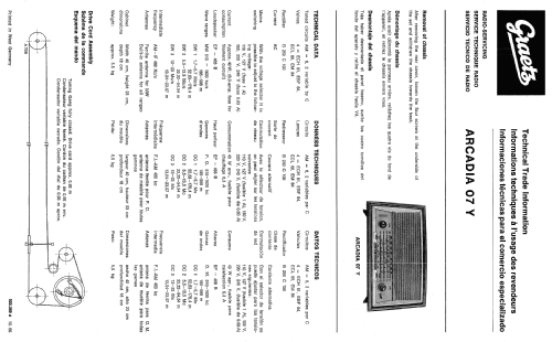 Arcadia 07Y; Graetz, Altena (ID = 463657) Radio