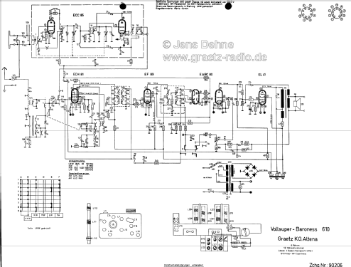 Baroness 610; Graetz, Altena (ID = 44777) Radio