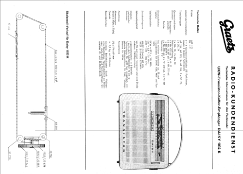 Daisy 1032K; Graetz, Altena (ID = 703145) Radio