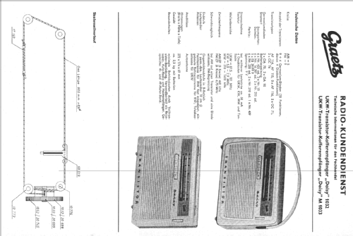 Daisy M1033; Graetz, Altena (ID = 703111) Radio