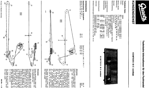 Komtess 03C nordisch Typ 240641; Graetz, Altena (ID = 183230) Radio