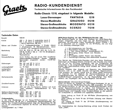 Moderato 6 1218; Graetz, Altena (ID = 472265) Radio
