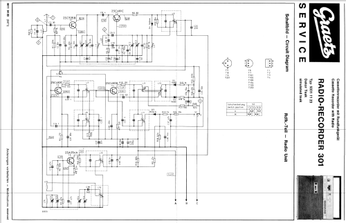 Radio-Recorder 301; Graetz, Altena (ID = 91048) Radio