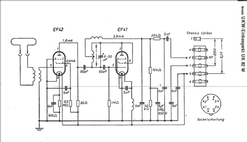 UKW-Einbaugerät UK82W; Graetz, Altena (ID = 12421) Converter