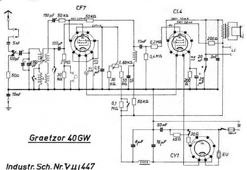 Graetzor 40GW; Graetz Radio, Berlin (ID = 239971) Radio