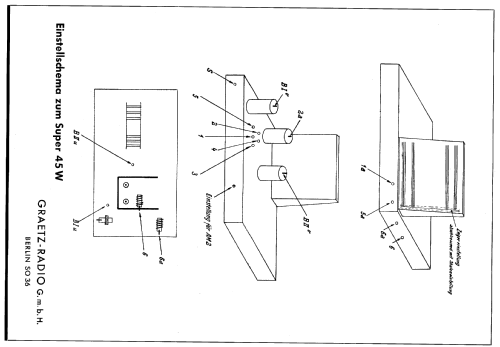 Graetzor 45W; Graetz Radio, Berlin (ID = 100685) Radio