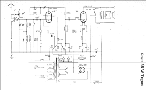 Graetzor Topas 38W; Graetz Radio, Berlin (ID = 4595) Radio