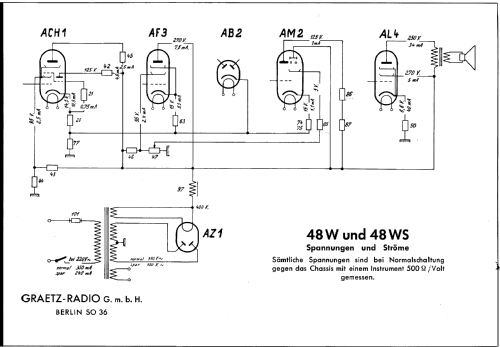 Super 48WS; Graetz Radio, Berlin (ID = 100719) Radio