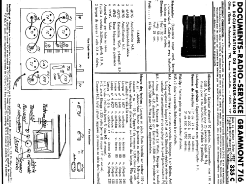 716; Grammont Radiofotos, (ID = 231146) Radio