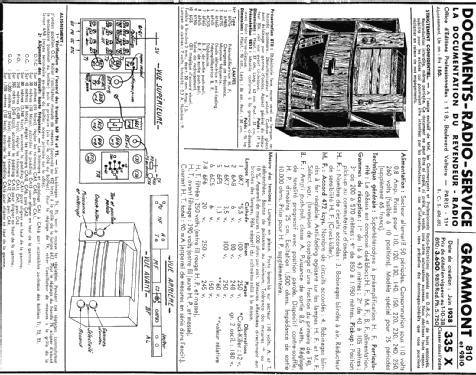 810; Grammont Radiofotos, (ID = 231248) Radio