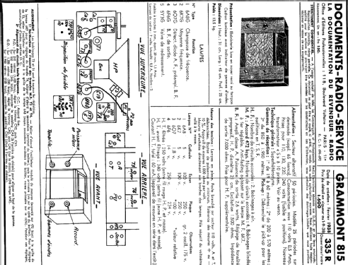815; Grammont Radiofotos, (ID = 231245) Radio