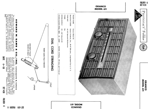 611 ; Granco Products, Inc (ID = 636966) Radio